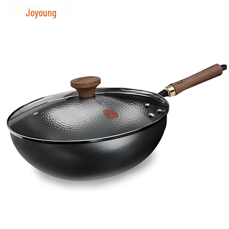 Joyoung 32cm Refined Iron Wok