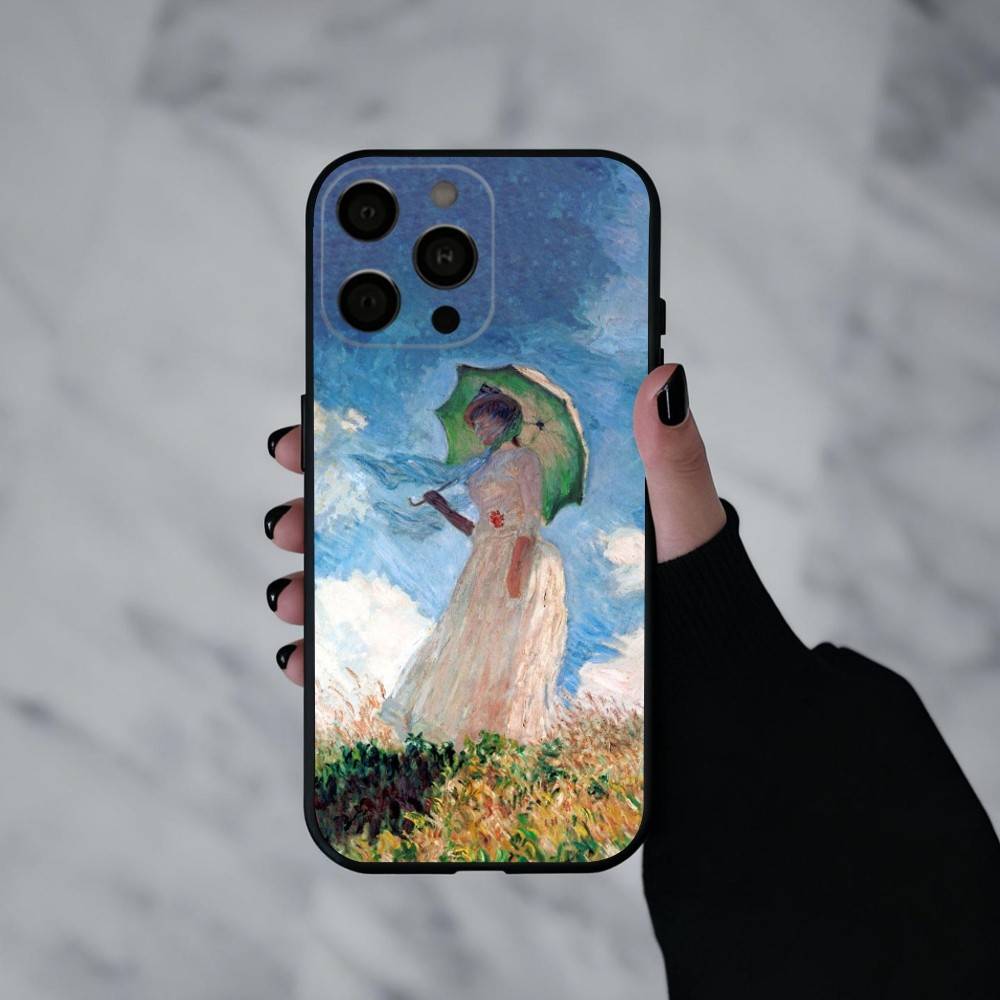 C-Claude-M-Monet-T Phone Case For iPhone 17pro, 16,15,14,13,12,11 X XR Plus,Others Soft Black Cover