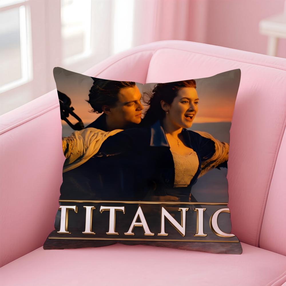 T-Titanics Classic Cushion Cover Comfortable Reversible Pillow Cover Ideal For Car Sofa Bedroom & Beyond