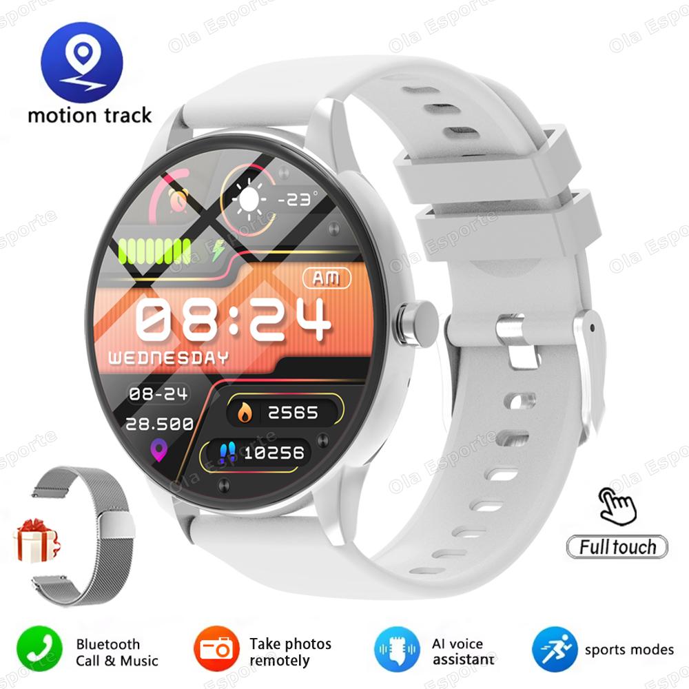 New Women SmartWatch Bluetooth Call Lady Watches Sports Waterproof Heart Rate Sleep Monitor Smart Watch Women Present Gifts