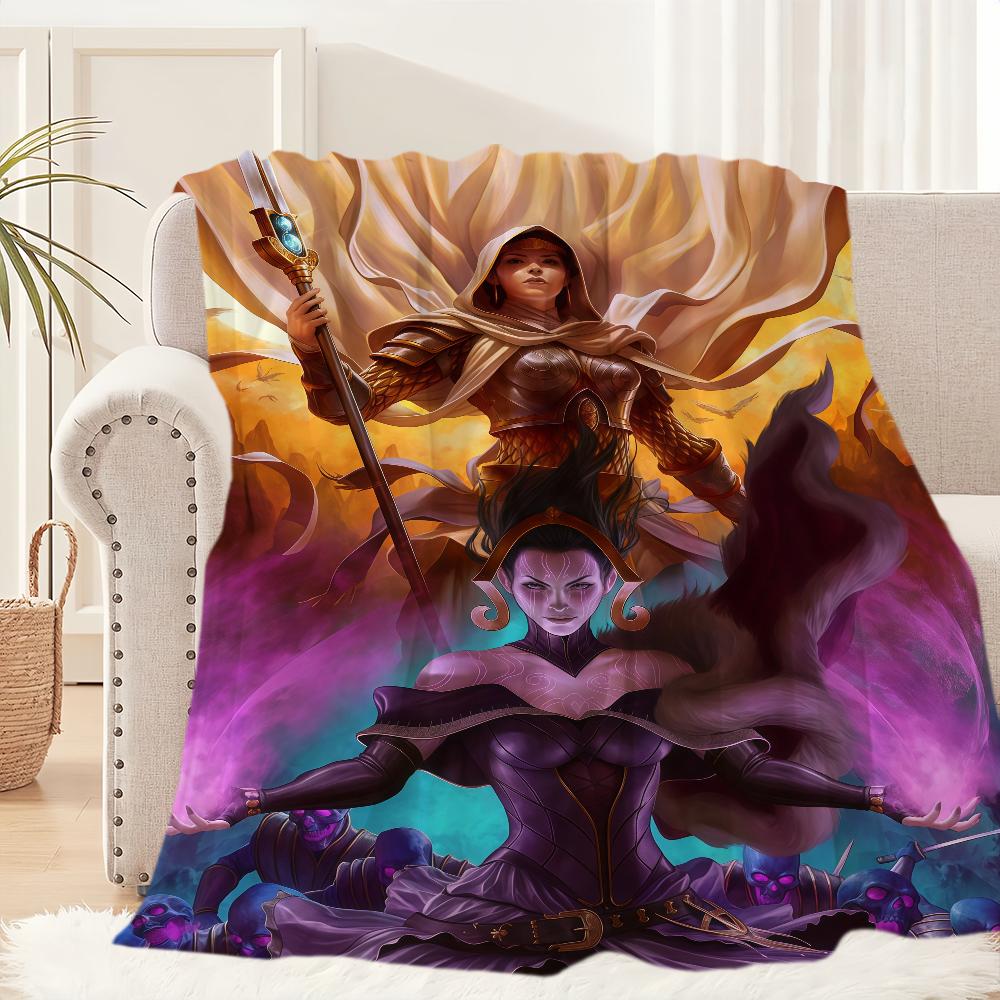 Spiel M-Magic The G-Gathering Decke Decke für Couch Sofa Reisen Zuhause Picknick Flanelldecke Geburtstagsgeschenk Warm Bequem