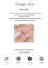 Simple Dancer Copper Stud Earrings with Rhinestone Inlay - Women's Elegant Metal Jewelry Niche Design