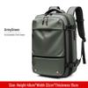 Expandable Large-Capacity Men's Travel Backpack with Vacuum Compression for Short Trips and Laptop Storage