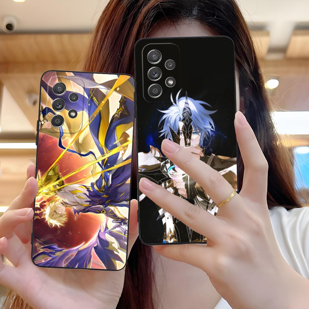 Honkai Impact Phainon Phone Case for Samsung Galaxy A73 72 71 70 56 55 54 53 52 36 35 34 23 16 15 5G Colour Protective Luxury