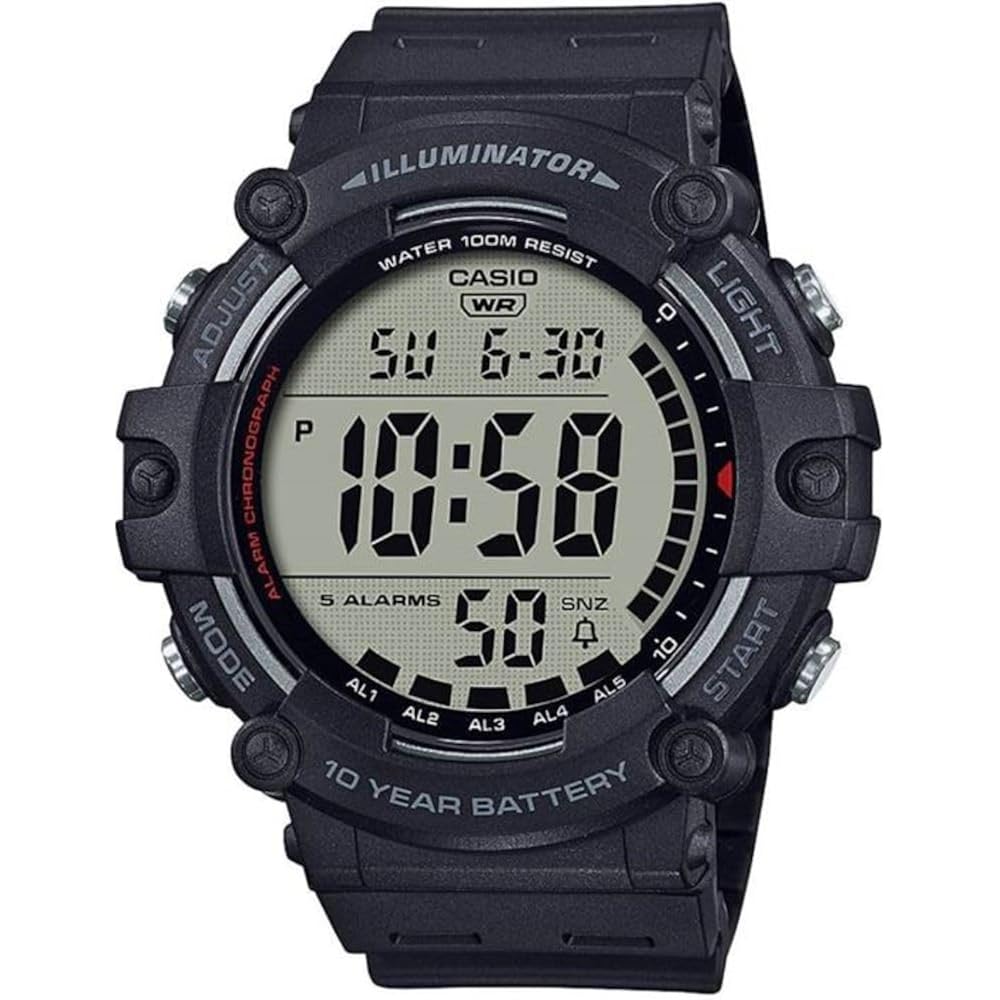 [Casio] CASIO Standard Digital Watch AE-1500WH-1AV Men s Cheap Casio Black International Model [P...
