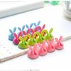 4pcs Wholesale Colorful Rabbit Wire Clamp Desk Neatly Wire Usb Car Small Rabbit Wire  Charger Wire Rack Accessories Secure Desk