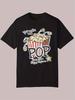 Casual Graphic T-shirt - "You Made Me POP!" Popcorn & Stars Design
