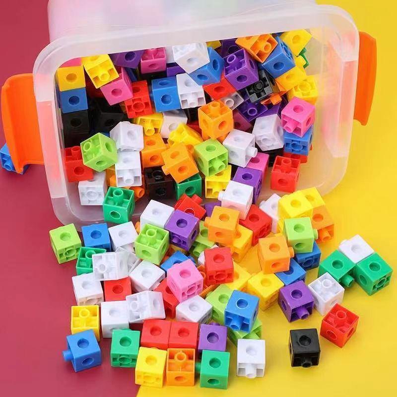 Educational Creative Magic Cubes: 2cm Interlocking Building Blocks - 100-Piece Set for Children