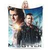 MacGyver TV Series Blankets Quality Warm Throw Blanket Winter Kids Adult Couch Chair Novelty Bedspread