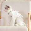 Yousheng Cat Surgery Recovery Suit Neutering Suit Cartoon Pattern Printing Anti-Lick Weaning Jumpsuit Adjustable Strap Soft Breathable Postoperative