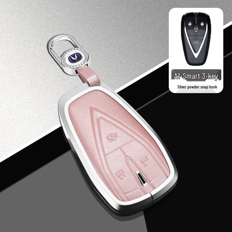 Changan Car Key Cover for Third Gen CS75 Plus, Yidong Plus, CS55, and CS35 Plus