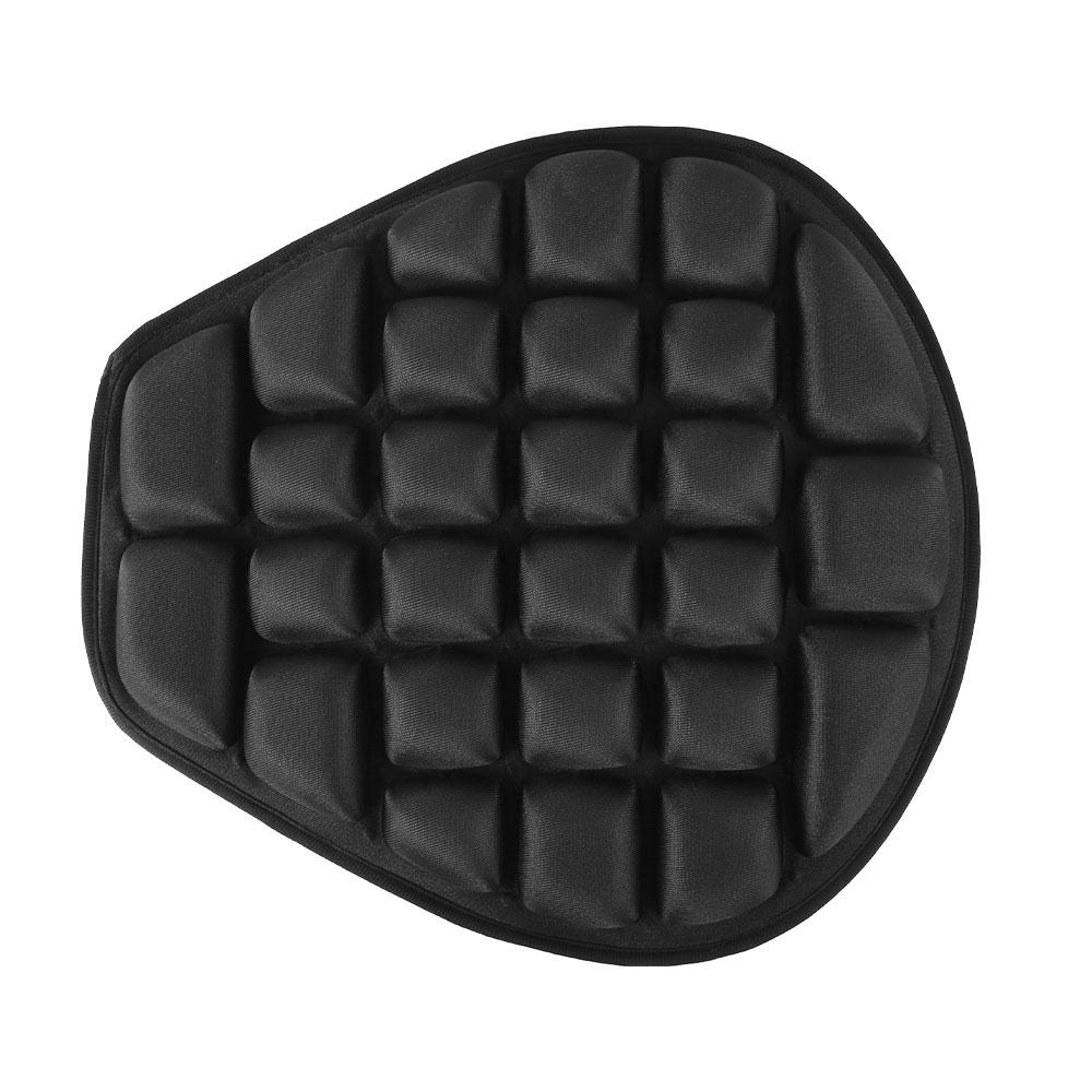Motorcycle 3D Cushion Pad Motorcycle Cushion Pad with Non-Slip Bandages Fixed Pillow Durable Sunscreen Comfort Gel Seat