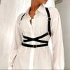 Akcesoria do koszuli Sukienka Kobiety Paski Skóra PU Body Bondage Paski na talię Uprząż Pasek