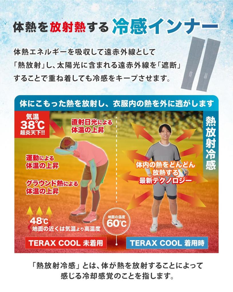 Activital TERAXCOOL Thermal Cooling Arm Covers, Gray