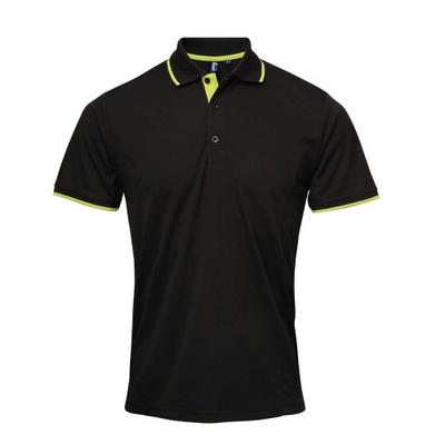 Mens Coolchecker Contrast Pique Polo Shirt