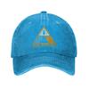 Angine de Poitrine Baseball Caps Retro Distressed Washed  Sun Cap Unisex Outdoor Summer  Unstructured Soft Caps Hat