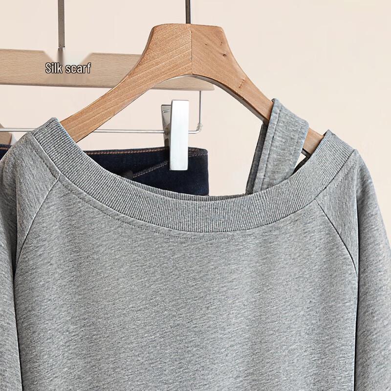 Women's Cartoon Print Off-Shoulder Sweatshirt