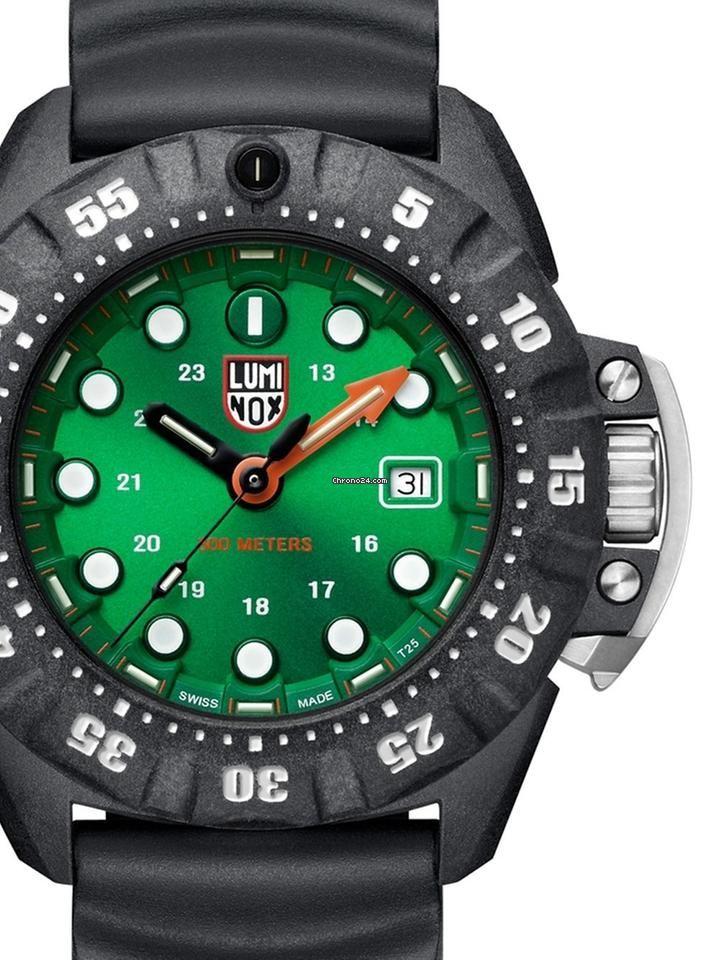 Luminox Scott Cassell Deep Dive Grünes Zifferblatt Herrenuhr XS.1567
