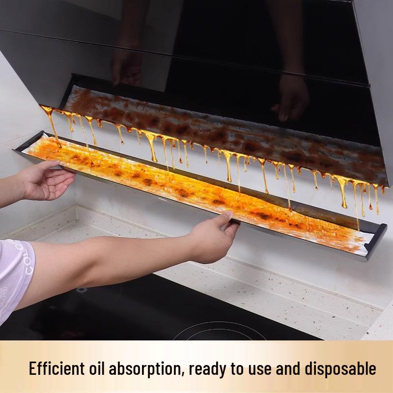 

Oil-Absorbing Cotton Strips for Kitchen Range Hoods - Universal Oil-Proof Stickers