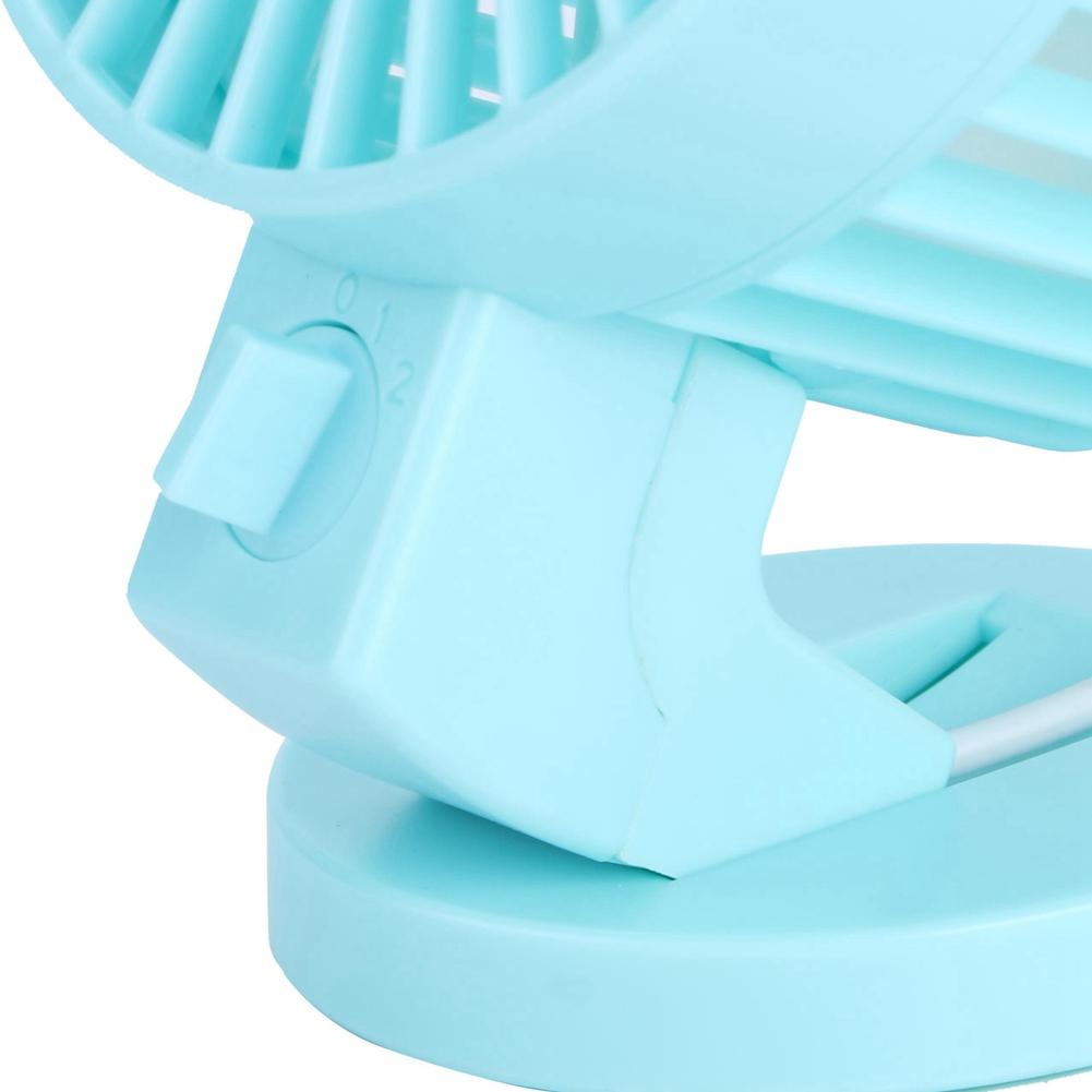 Portable Desk Fan USB Quiet Fan 45 degrees Adjustment for Desktop