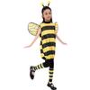 Kids & Adult Bee Costume Set - Cute Insect Cosplay Outfits with Wings & Antenna Headband for School Play,Stage Performance