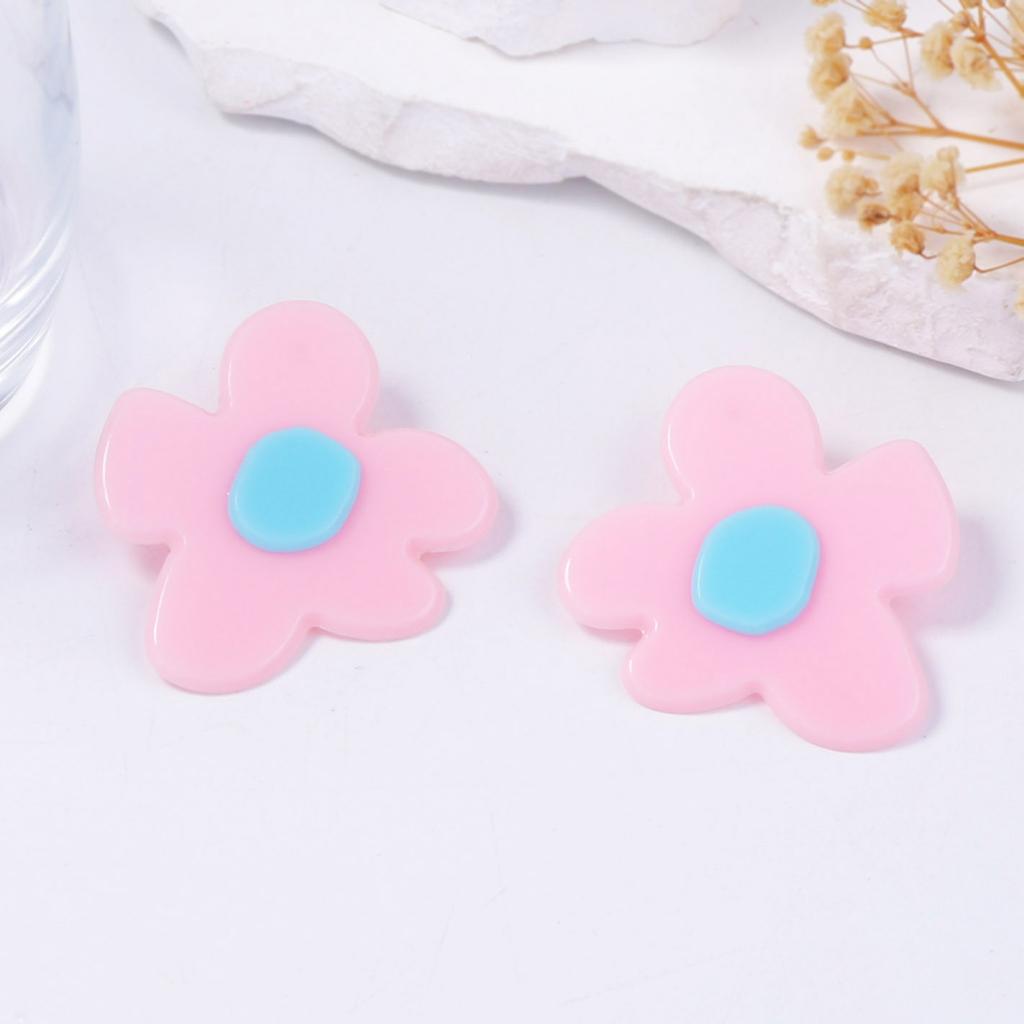 Acrylic Earrings Colorful Fashion Earrings Women'S Charm Earrings  For Daily Wear Spring Casual Outings