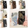 Soft Dragon Silicone Case For OPPO Reno3 Reno 3 Pro 3Pro 4G 6.4" CPH2035 CPH2037 CPH2036 Shell Couples Phone Cover