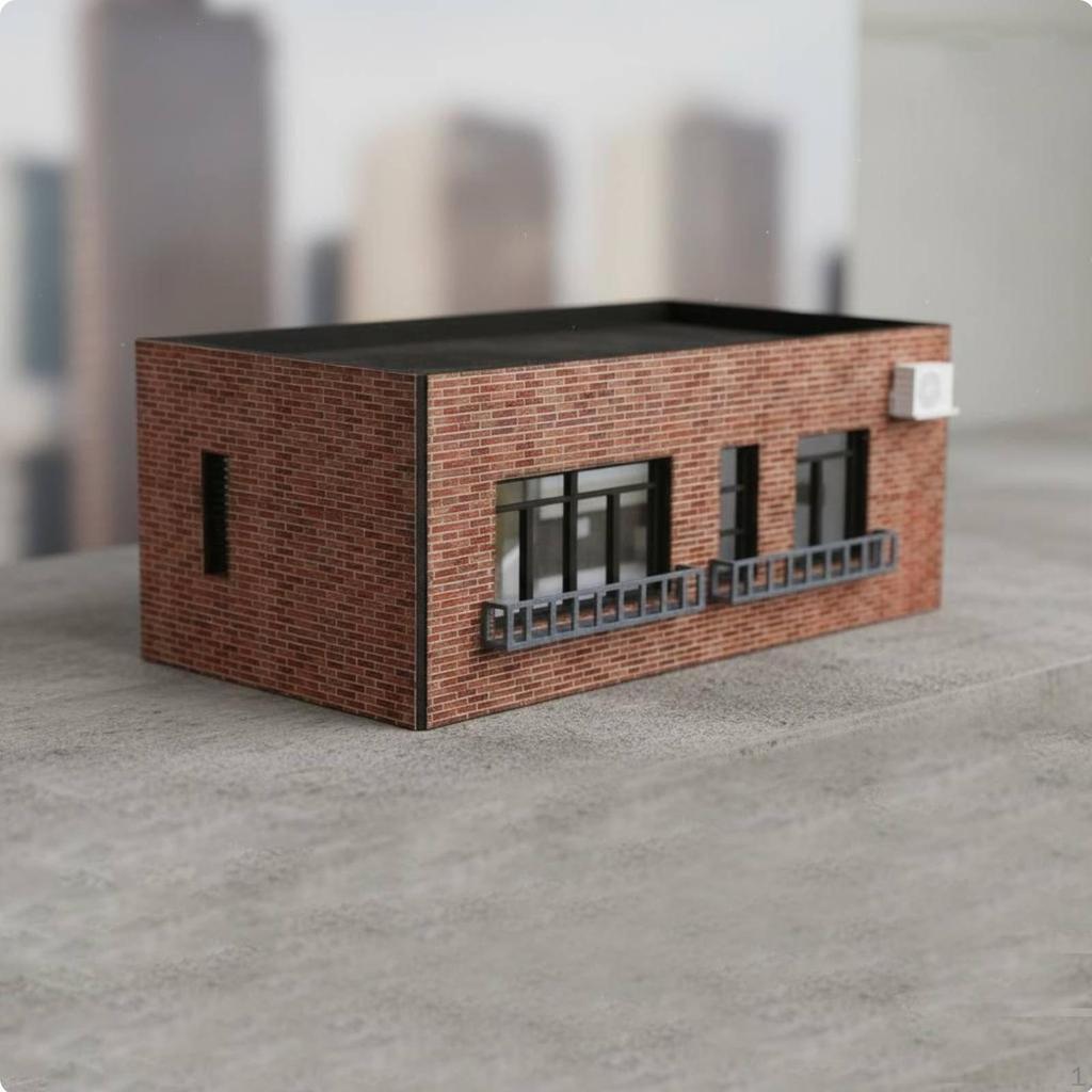 1:64 Scale Diorama Decoration Realistic Details Model Building Collectible Display