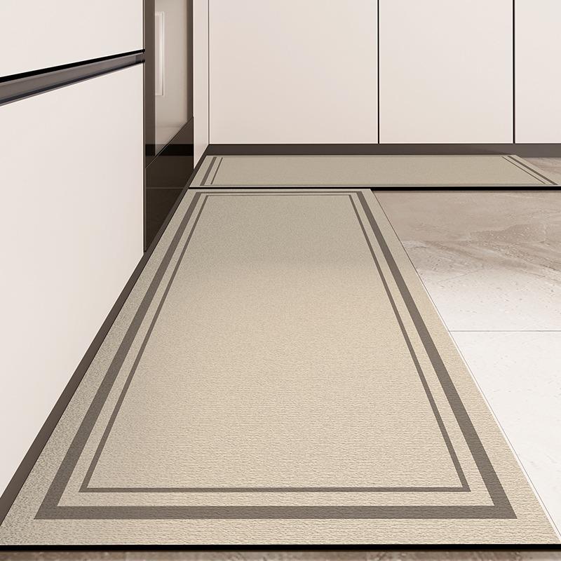 Pvc Carpet for Kitchen Floor Mat Waterproof Home Decoration Rug Oil-proof Anti-slip Long Foot Mats Alfombra Vinilicas Cocina