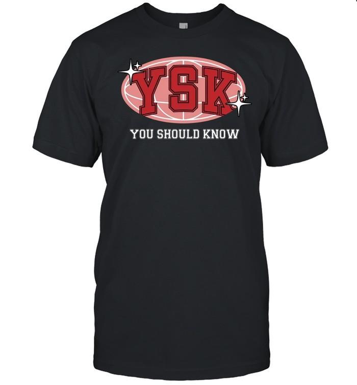 You Should Know Podcast Classic Black Graphic T Shirt 2024 Unisex T-Shirt