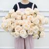 9 Köpfe 1 Bund Kamelienrose Kunstblume Haltebouquets Party Hochzeitszene Display Zimmer Heimdekor Falsche Blumengeschenke