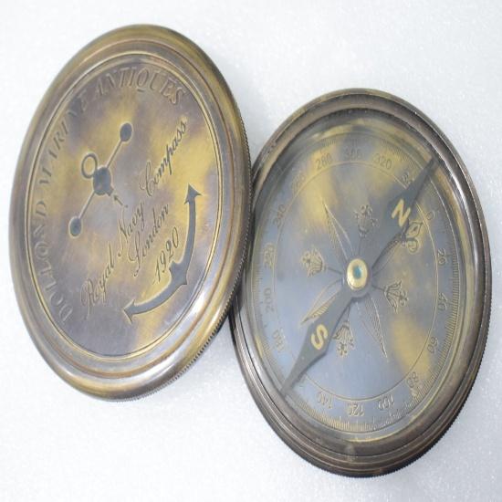 

Винтажный латунный карманный транзитный компас – 6,35 см, гравированная копия с поэмой Роберта Фроста как