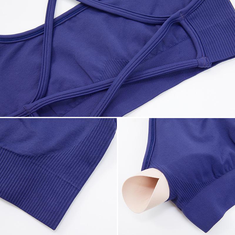 New Seamless Yoga Bra, Quick Drying Yoga Vest, Sexy Back, Suspender, Sports Bra, Fitness Suit