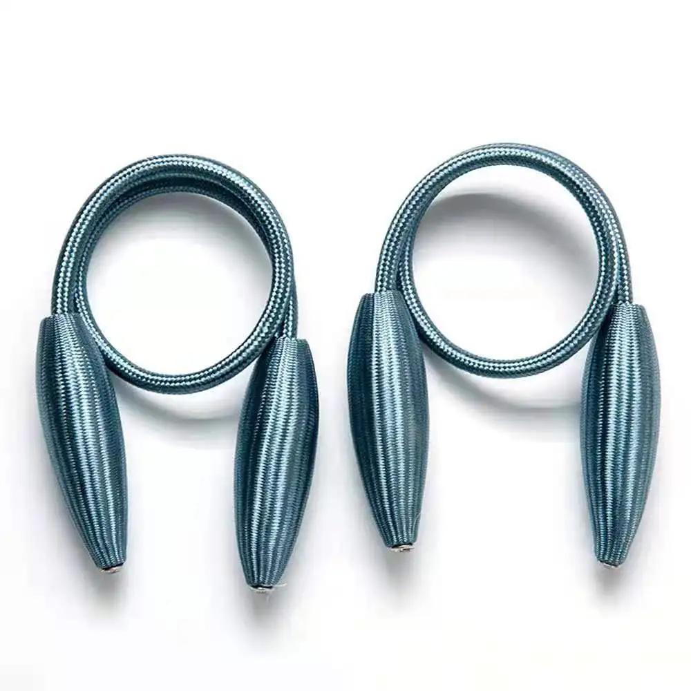 No Punch Curtain Tiebacks Fabric Creative Simple Curtain Tiebacks Curtain Tiebacks Accessories Storage Pair DIY Adjustable