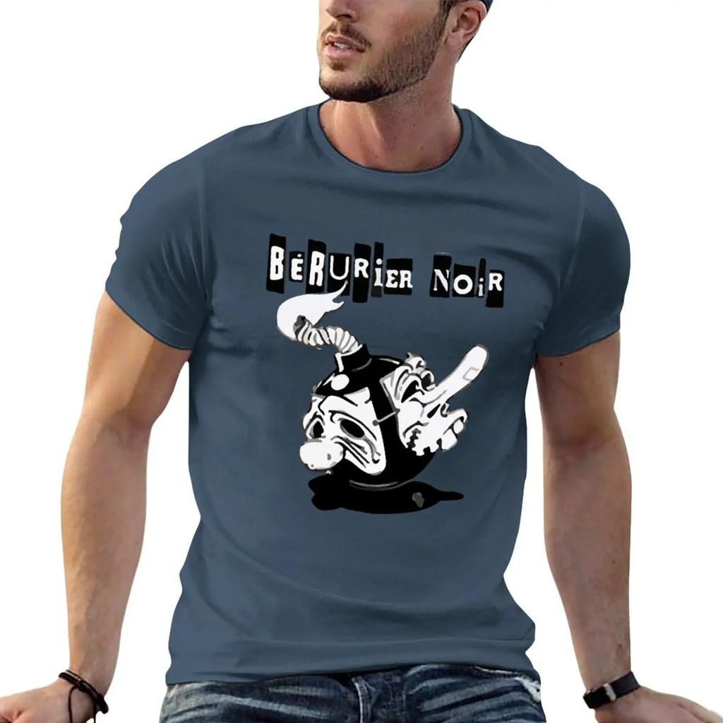 Berurier Noir T-Shirt Baggy Shirts Sweat Boys Animal Print Big and Tall T Shirts for Men