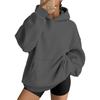 Women's Oversized Drop Shoulder Hoodie Pullover Long Sleeve Casual Loose Fit