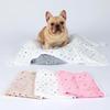 Custom Cartoon Logo Microfiber Dog Towel Quick Dry Absorbent Embroidered Print Bath Pet Blanket Washable