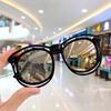 New Children Cute Cartoon Round Sunglasses Boy Girls Vintage Uv400 Colors Rimless Polarized Sun Glasses For Kids