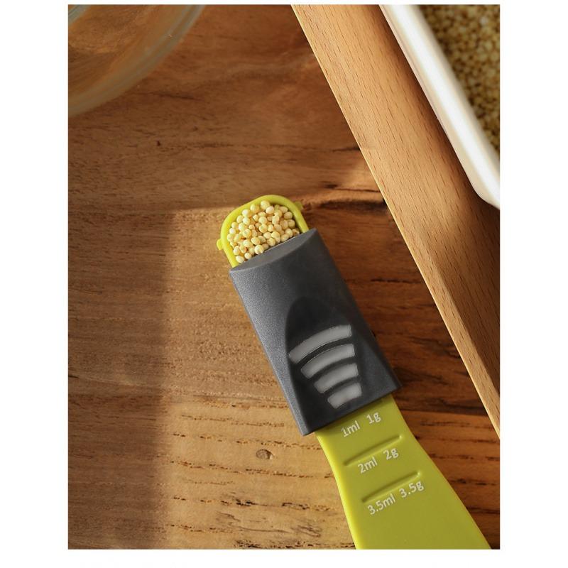 Household salt spoon, coffee measuring spoon, milk powder, quantitative weighing spoon, kitchen tool baking measuring spoon, with graduated grams