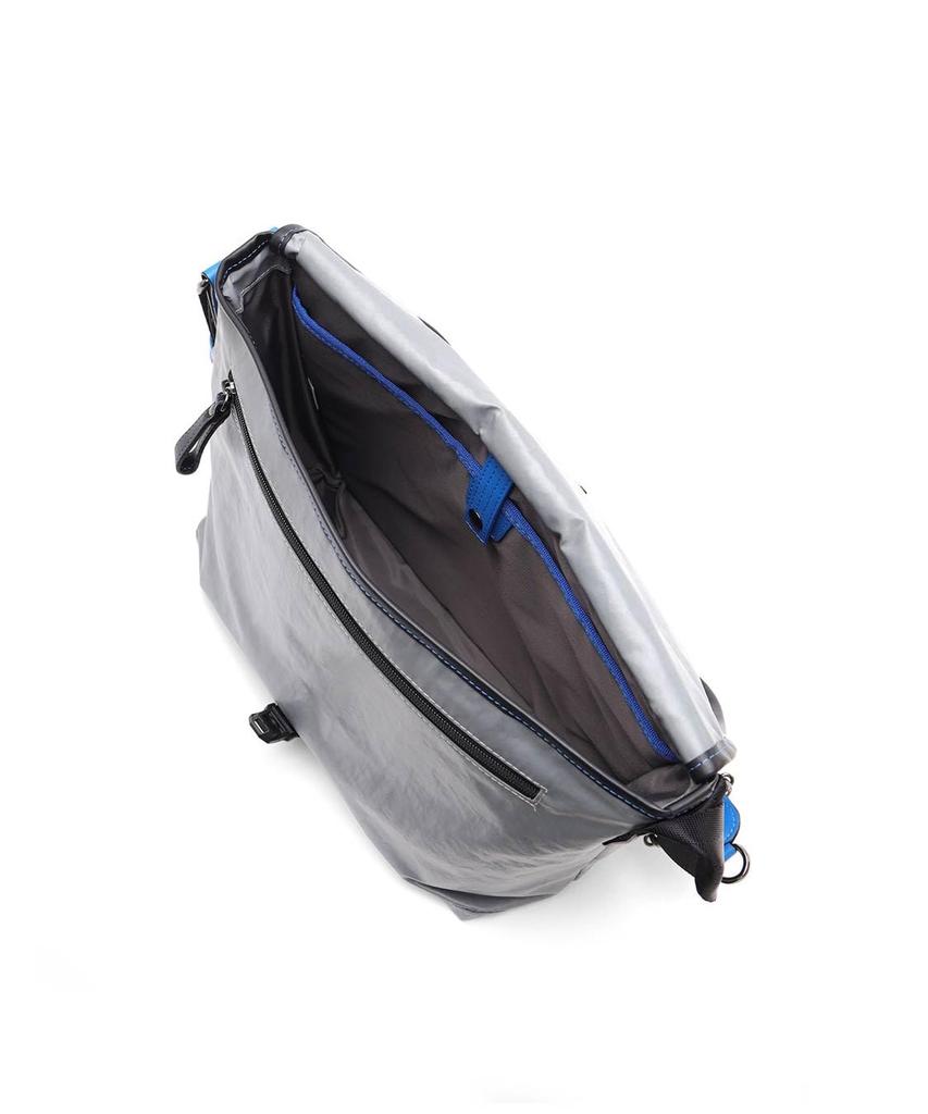 Lanvin en Bleu Heather Shoulder Gray Men's Bag,
