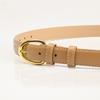 New Korean Version Simple and Versatile Trendy PU Pin Buckle Belt for Women Student Decorative Shirt Jeans Belt