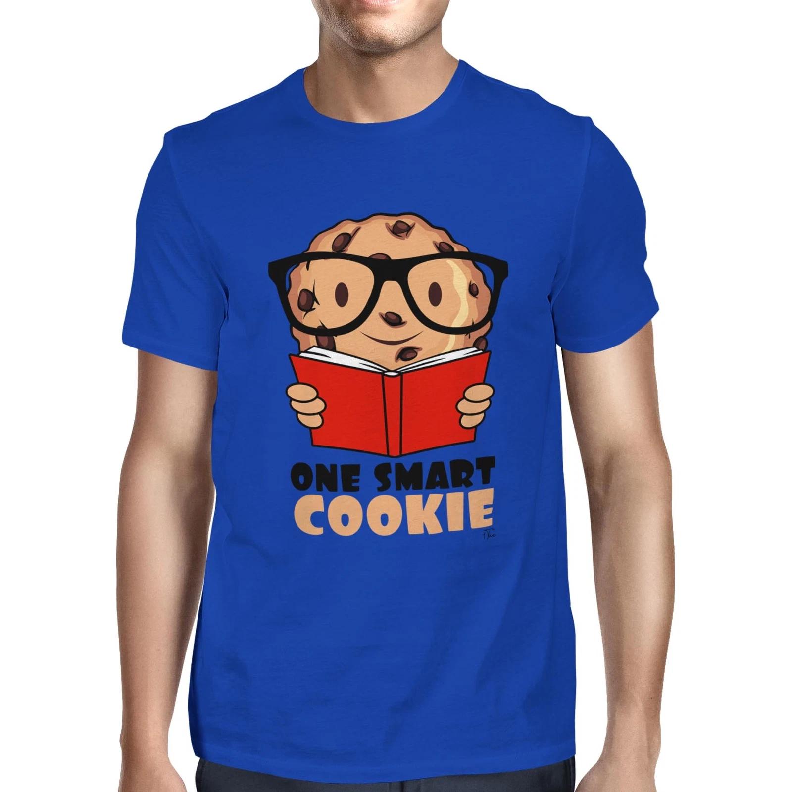 1Tee Mens One Smart Cookie T-Shirt L