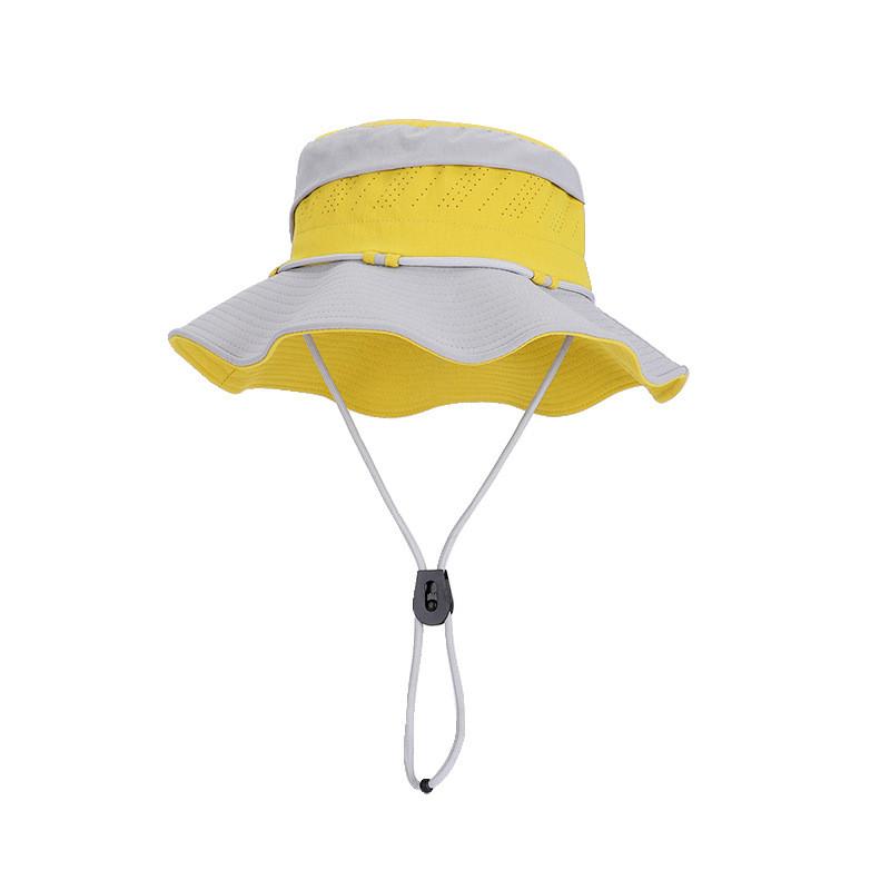 Summer Mens Outdoor Wide Brim Fishing Hat With Breathable Polyester Sun Protection For Casual Wear