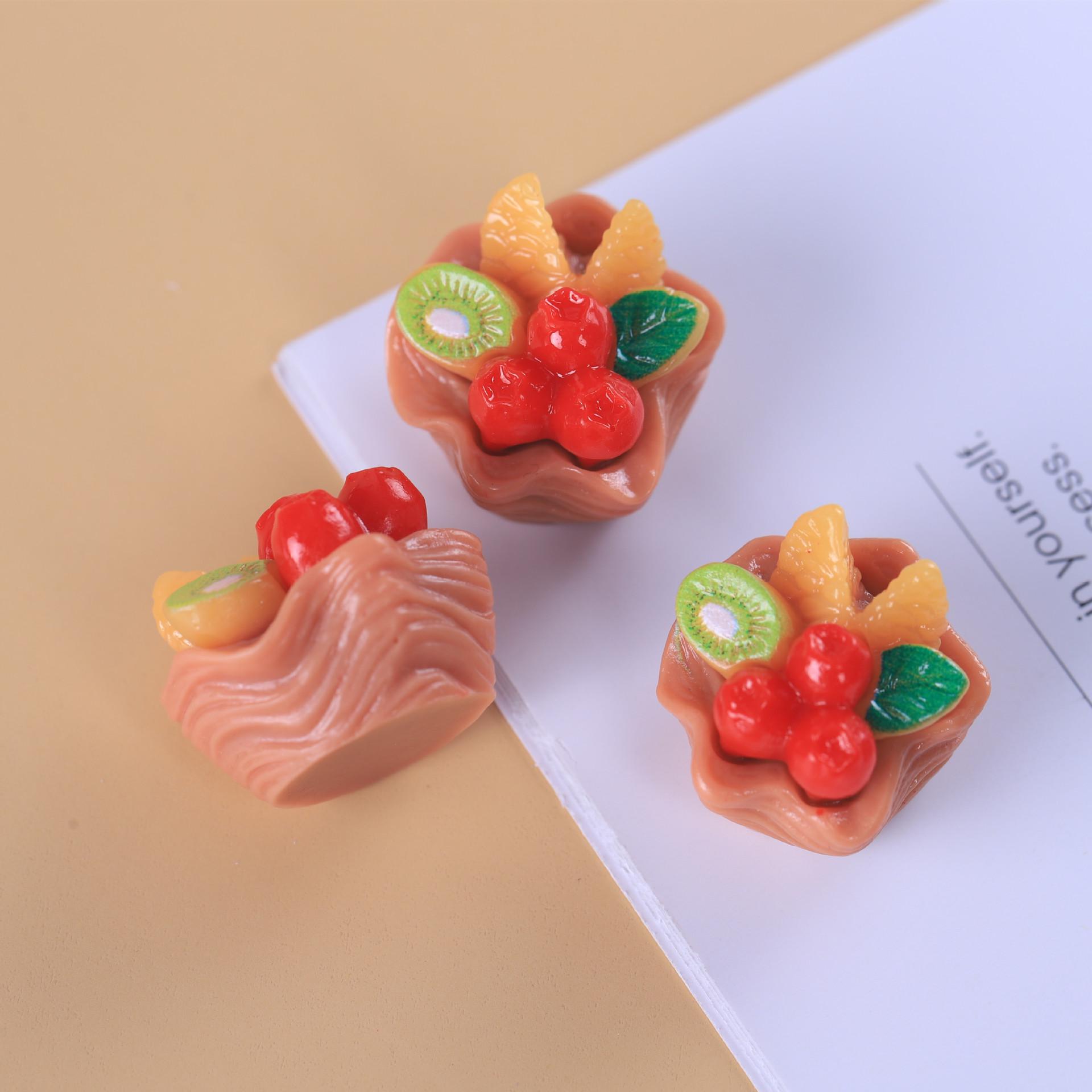 

Мини-набор для игр с едой «Сделай сам»: Аксессуары из крема и смолы для брелоков и подвесок Approx. 1.5cm x 2.0cm