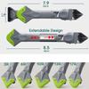 Factory 9 Pieces Caulking Tool Kit 5 in 1 Silicone Sealant Replace & Removal Tool with 4 Pieces of Sealant Tool