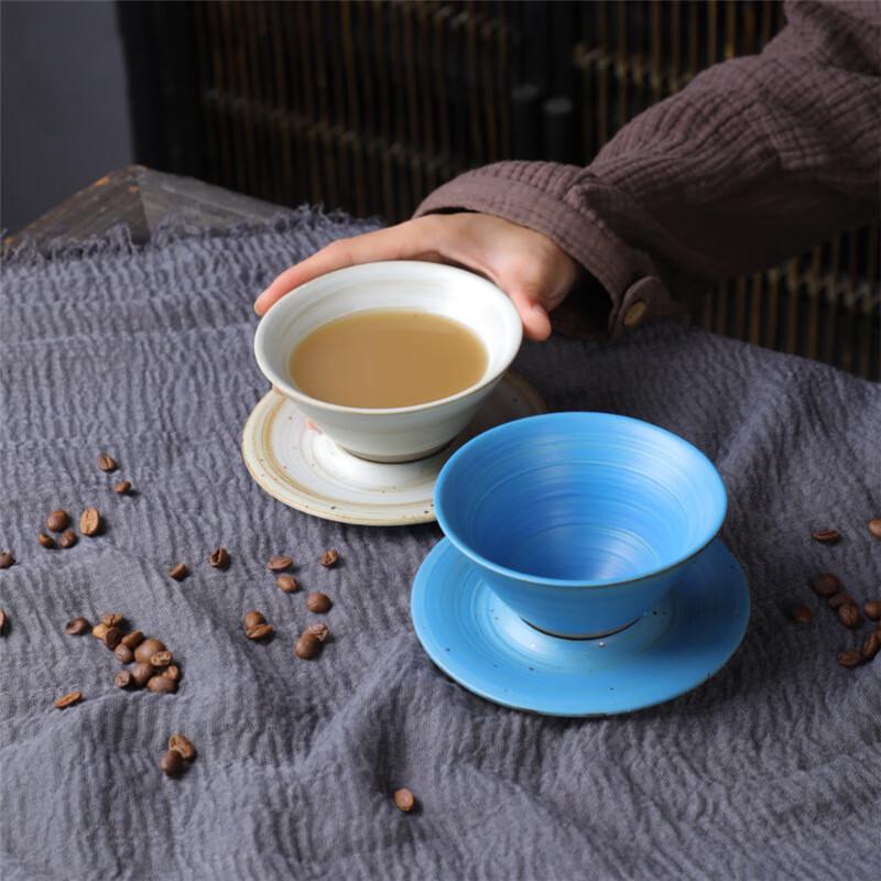 Shangqi Ceramic Saucer Coffee Cup Set
