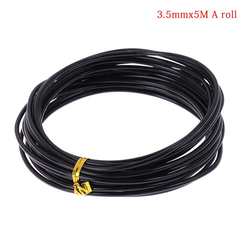 5/10m Plant Shaping Aluminum Wire Bonsai Styling Wires Black Plant Support Wire Reusable Garden Accessories Gardening Tools