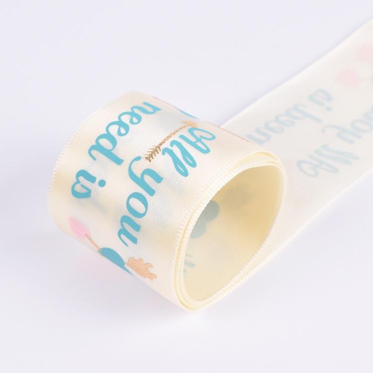 

10 Размер/рулон Лента для упаковки подарков Материалы для ручной работы Лента для окантовки торта Праздничный набор подарочных коробок для дня рождения Аксессуары Ширина 2,5 см бежевый