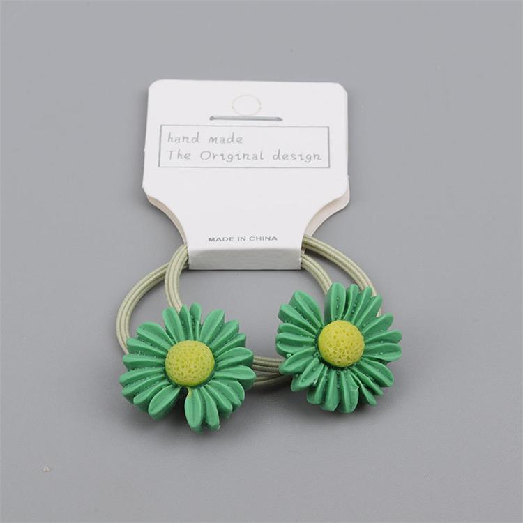 Bestseller New Kids Colorful Daisy Hair Accessories Sweet Girls Hair Ring Band Elastic Hair Ropes for Children