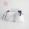 10 Stück Tragbarer Kordelzug-Aufbewahrungsbeutel Wiederverwendbarer Geschenk-Organizer Hochzeits-Geburtstags-Partyzubehör
